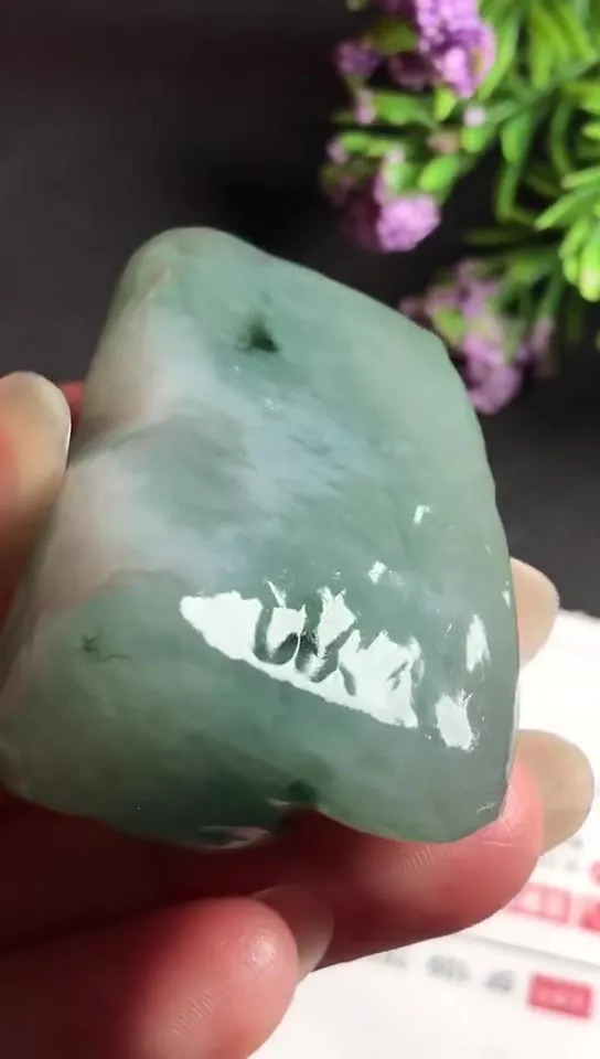 Natural Jade Rough Jadeite Raw (55g,4.5x2.9x1.7cm)-S3223