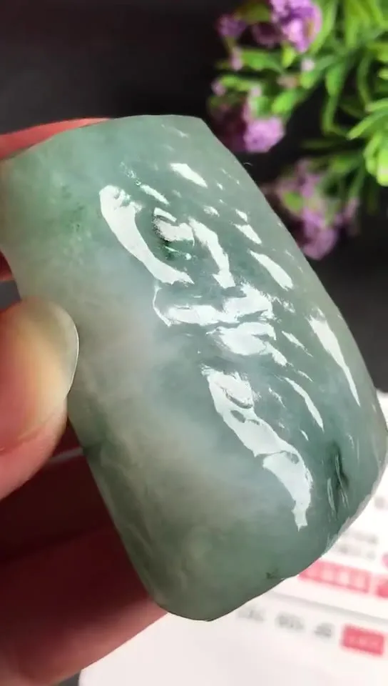 Natural Jade Rough Jadeite Raw (55g,4.5x2.9x1.7cm)-S3223