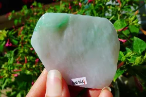 Natural Jade Rough Jadeite Raw (61g,6.1X5X1.3cm)