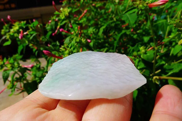 Natural Jade Rough Jadeite Raw (61g,6.1X5X1.3cm)