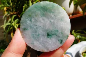 Natural Jade Rough Jadeite Raw (69g,5.3X0.95cm)