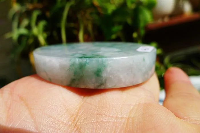 Natural Jade Rough Jadeite Raw (69g,5.3X0.95cm)