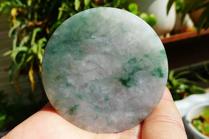 Natural Jade Rough Jadeite Raw (69g,5.3X0.95cm)