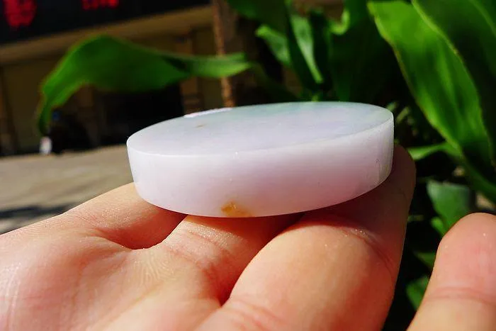 Natural Jade Rough Jadeite Raw (75g,5.15X1cm)