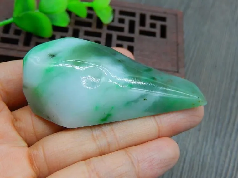 Natural Jade Rough Jadeite Raw (76g, 60X44X19mm)