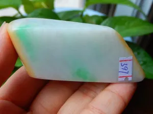 Natural Jade Rough Jadeite Raw (79g, 60X26X25mm)