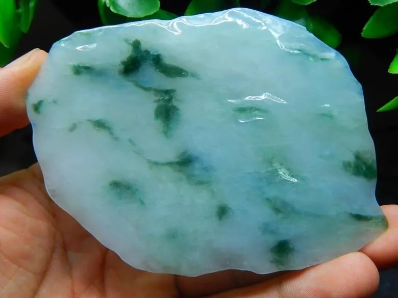 Natural Jade Rough Jadeite Raw (87g, 91X66X9mm)