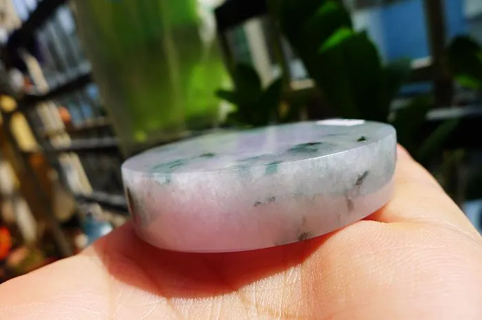 Natural Jade Rough Jadeite Raw (94g,5.43x1.3cm)