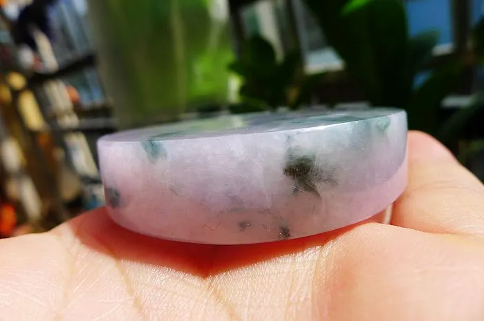 Natural Jade Rough Jadeite Raw (94g,5.43x1.3cm)