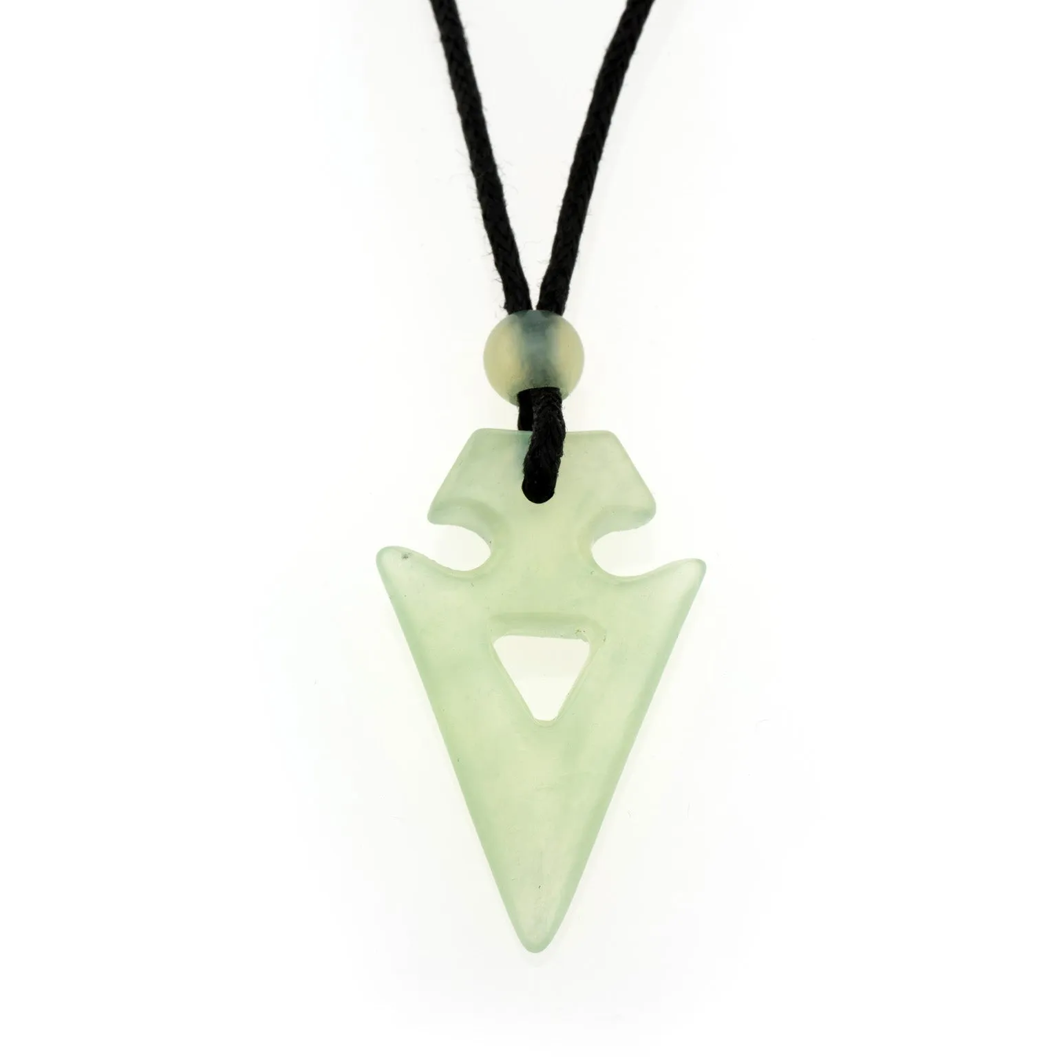 New Jade Tribal Arrow Pendant