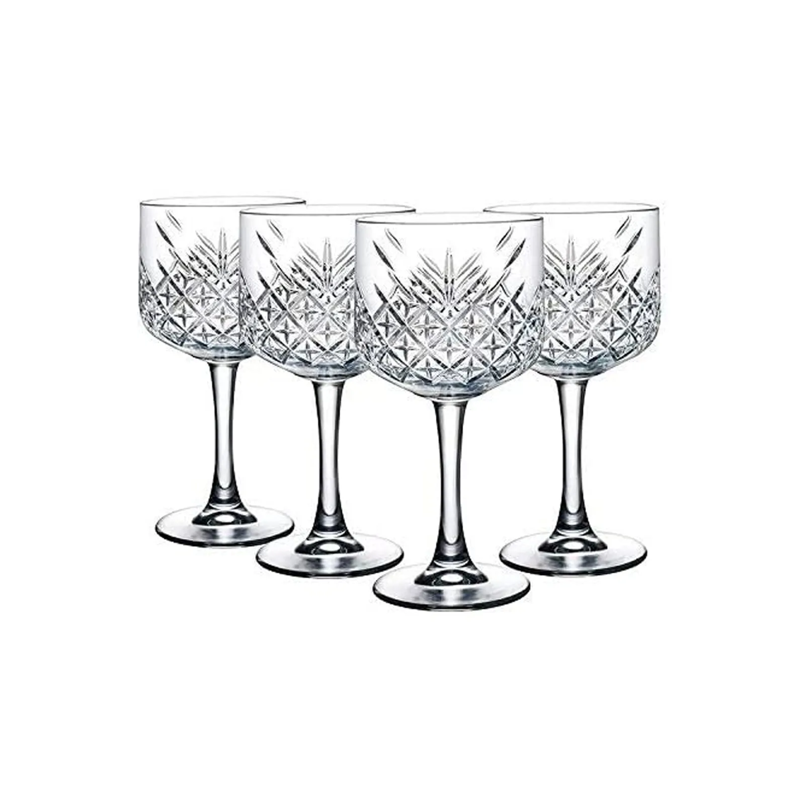 Old Fashioned Timeless Stemmed Cocktail Glasses, 18.25 ounces (500 ml) - Set of 4