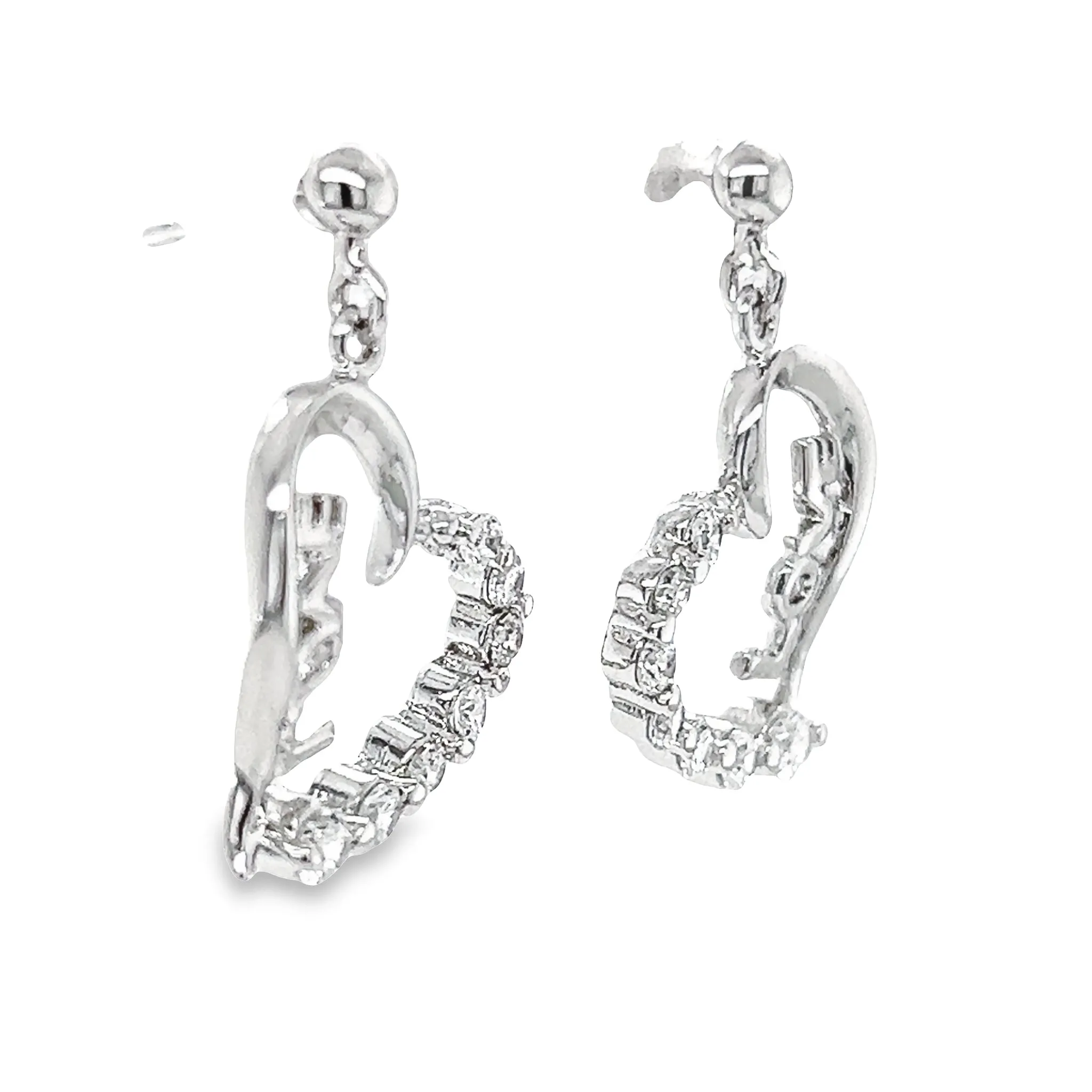 P503 Love Heart Earrings