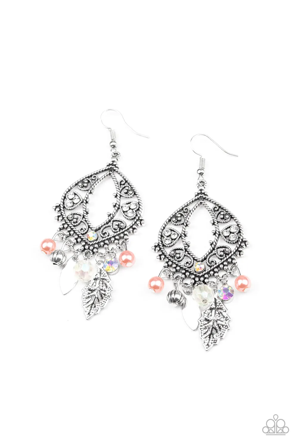 Paparazzi Earring ~ Garden Picnic - Orange