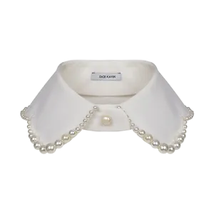 Pearl-Embellished Collar