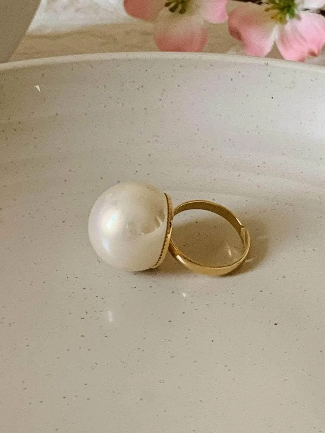 Pearl Ring Ivory