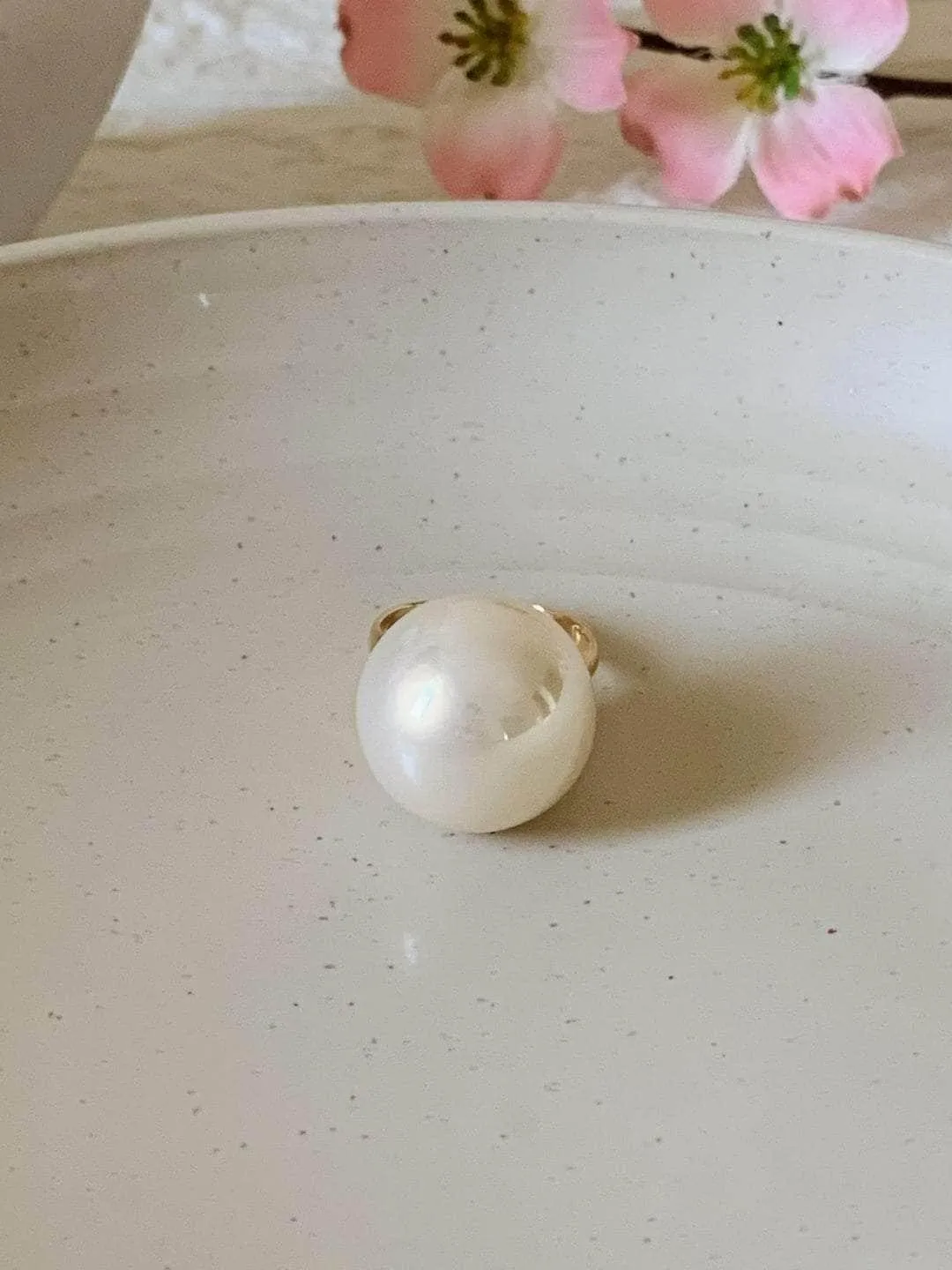 Pearl Ring Ivory