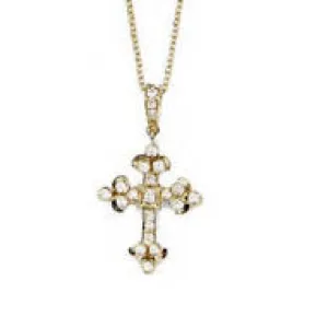 Petite Diamond Cross Necklace