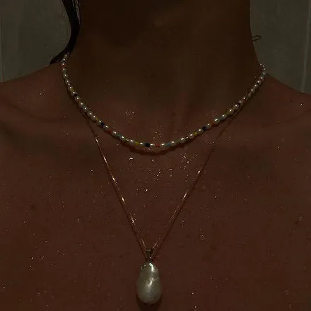 RAINBOW PEARL NECKLACE