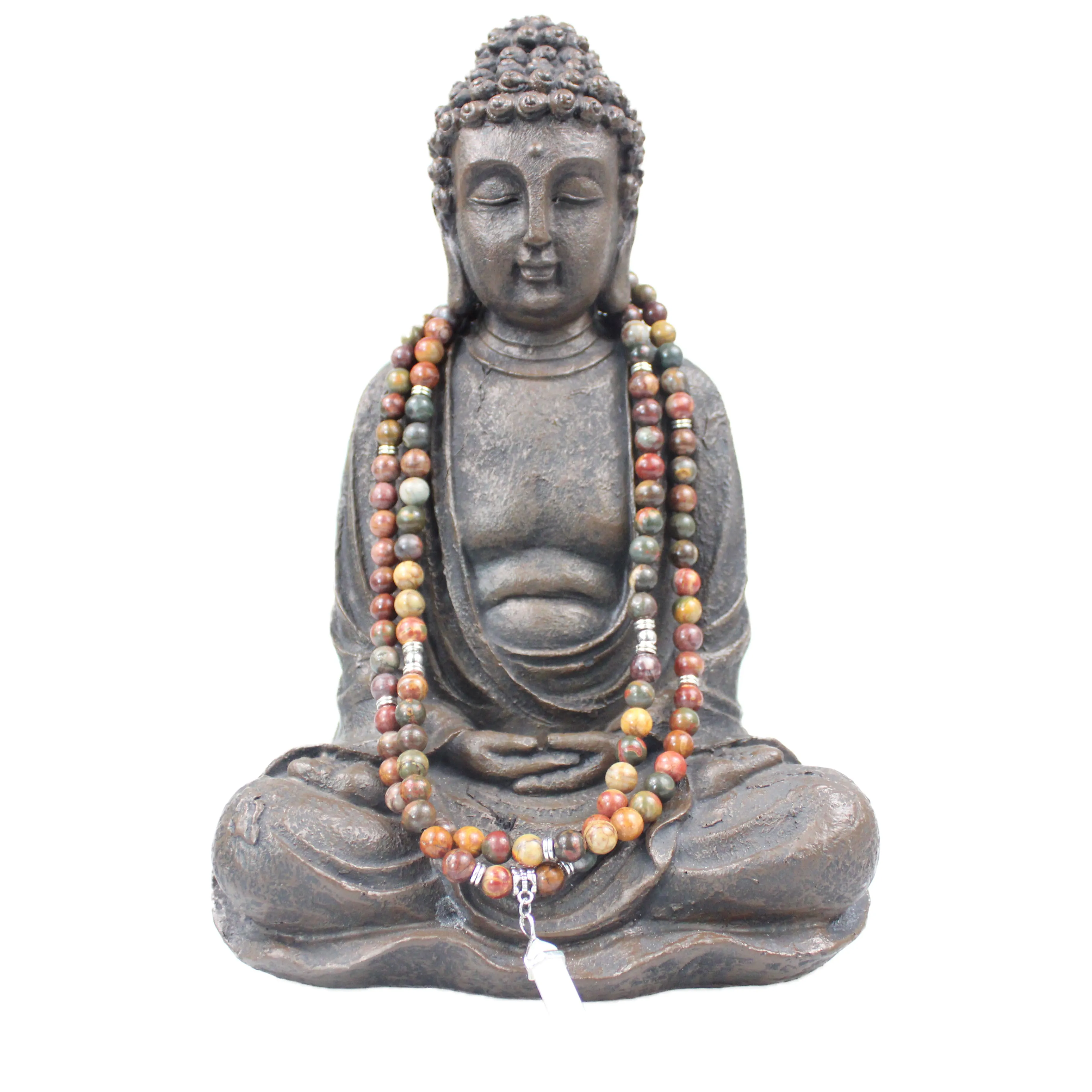 Red Creek Jasper Mala Prayer Beads