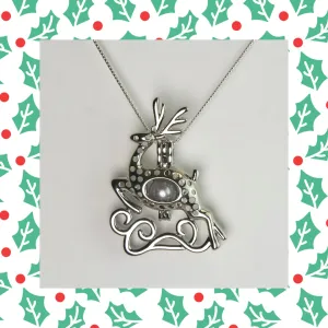 Reindeer Cage Necklace