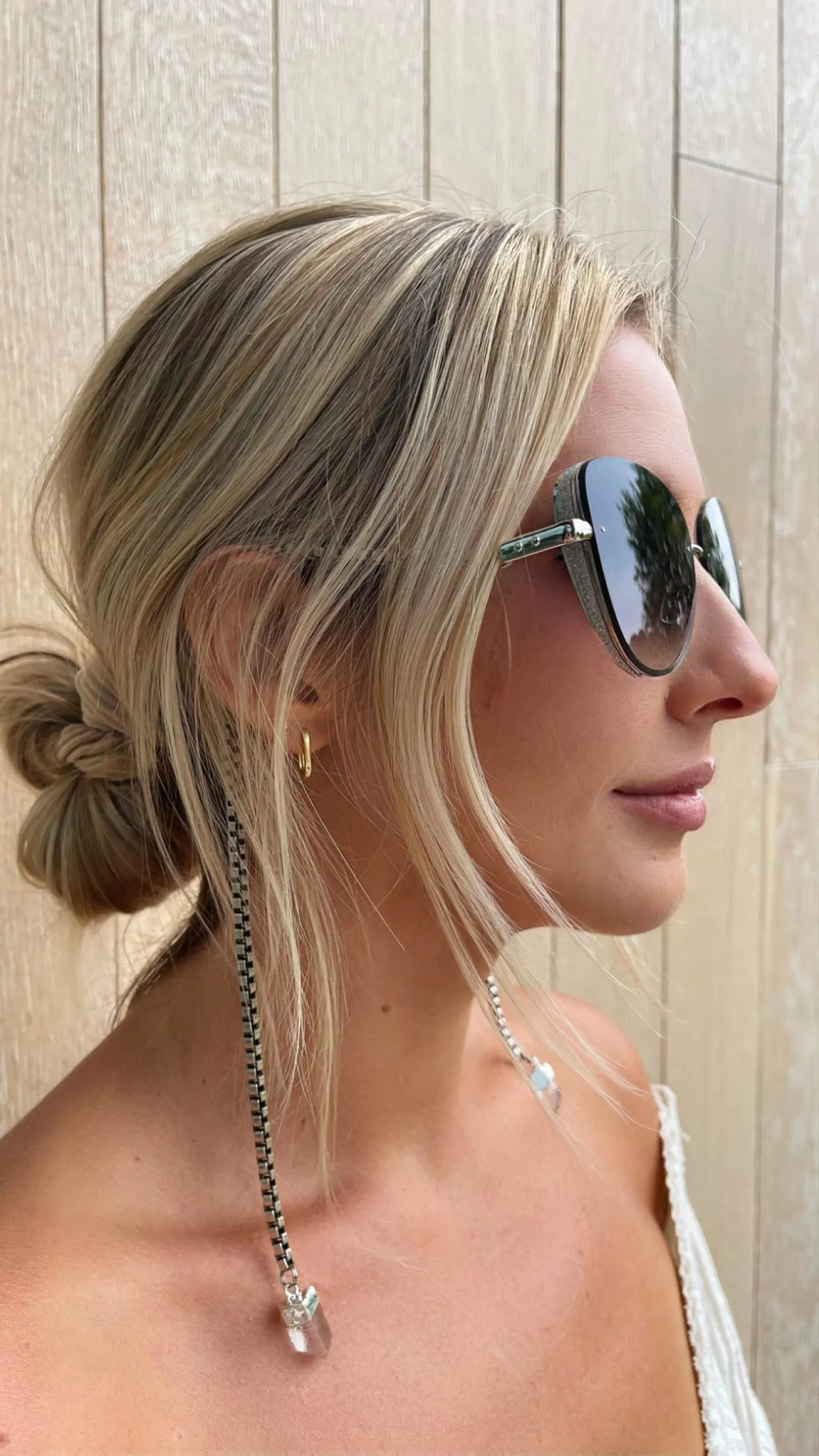 Silver Minx Crystal Sunglasses