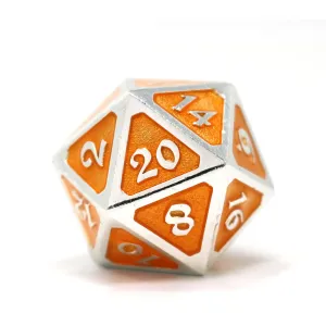 Single d20 - Mythica Platinum Citrine