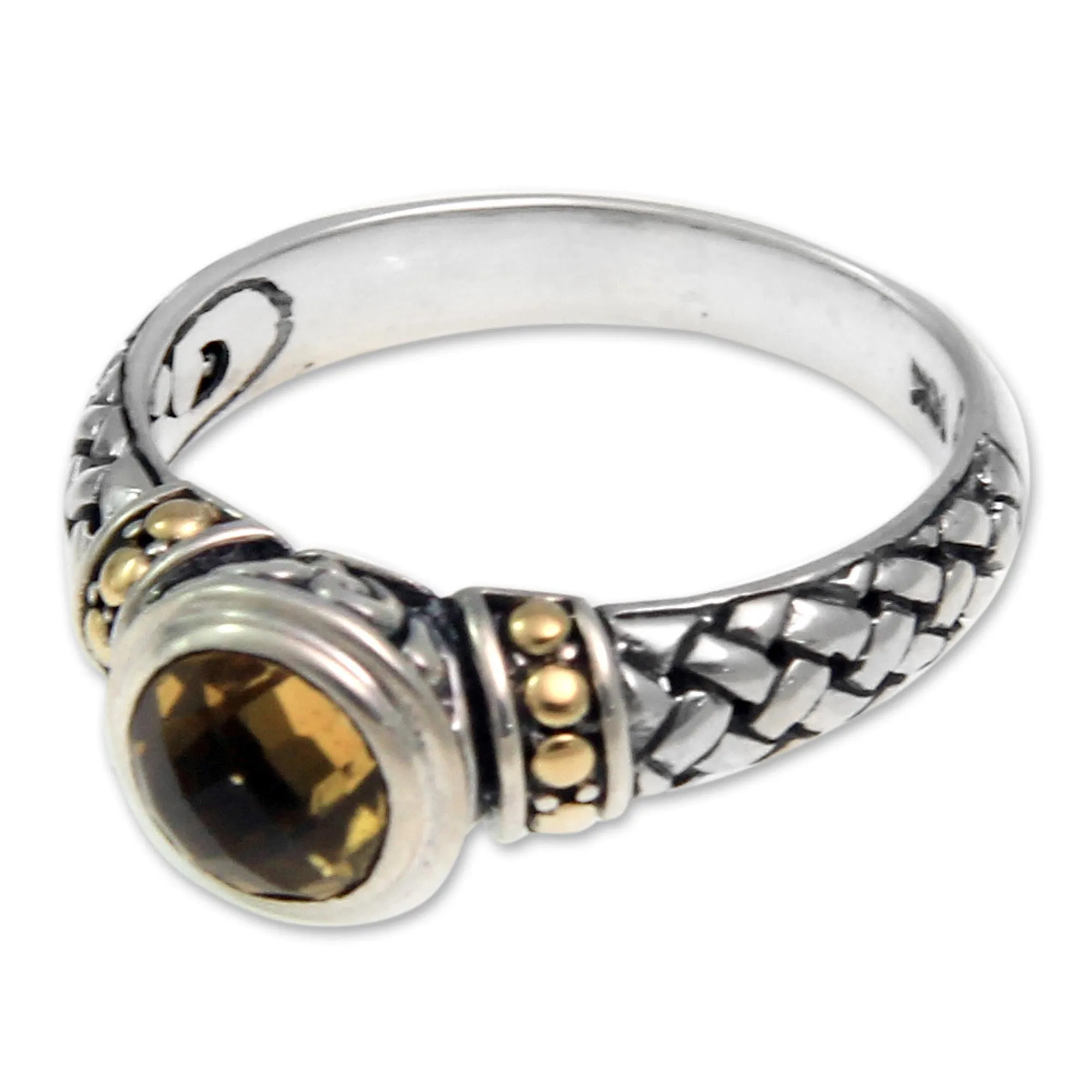 Sterling Silver and Citrine Ring - Mystic Paradise | NOVICA