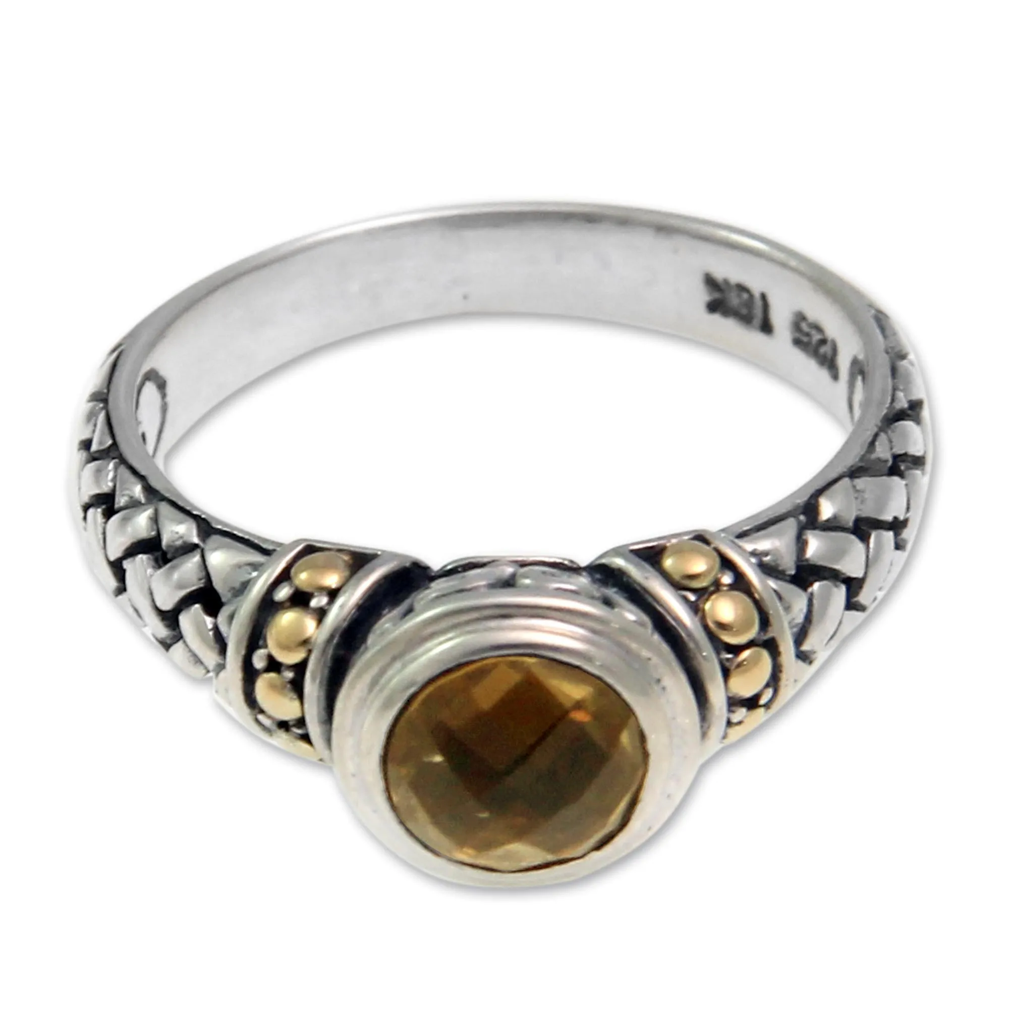 Sterling Silver and Citrine Ring - Mystic Paradise | NOVICA