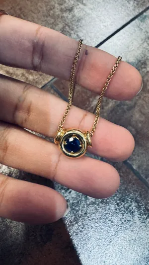 $teal a Deal Sapphire Necklace