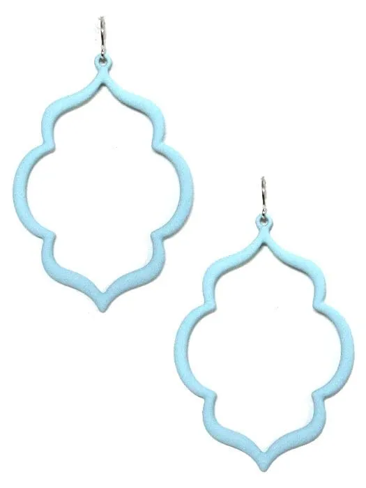 VE2864 Abstract Shape Dangle Earrings