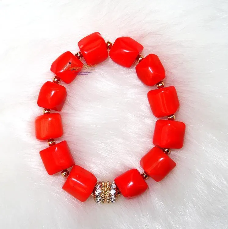 Women Original Tradition Coral Bead Just Bracelet Jewellery