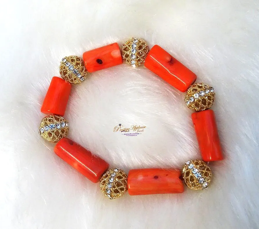 Women Original Tradition Coral Bead Just Bracelet Jewellery