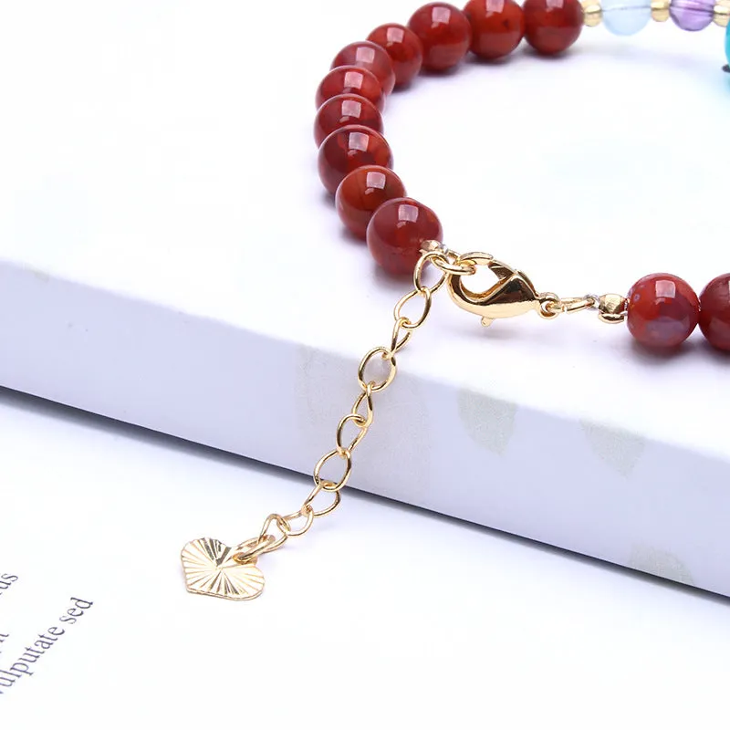 Women's garnet bracelet